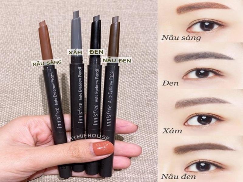 Chì kẻ chân mày innisfree Auto Eyebrow Pencil 0.3g