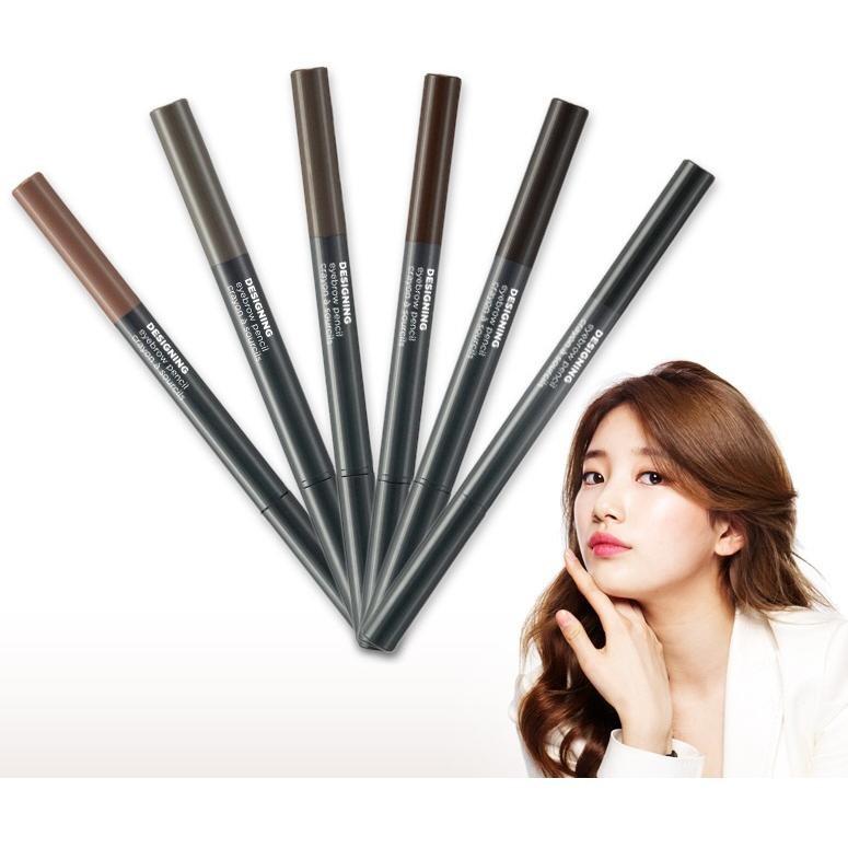 Chì kẻ mày 2 đầu TheFaceShop Designing Eyebrow Pencil