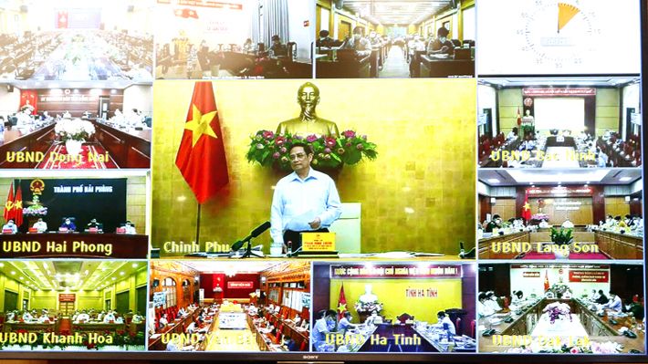 Chính phủ kết nối trực tuyến tới toàn bộ các xã, phường, thị trấn trên toàn quốc