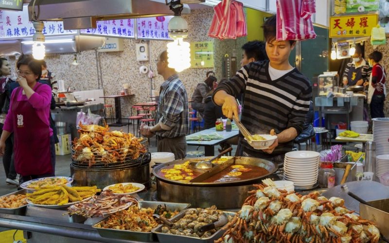 Chợ đêm Miếu Khẩu - thành phố Cơ Long, Đài Loan