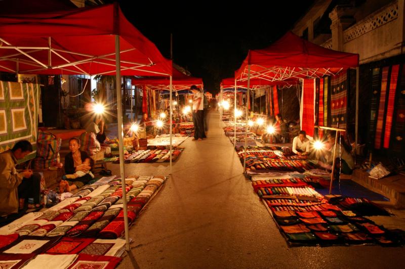 Chợ đêm Viêng Chăn