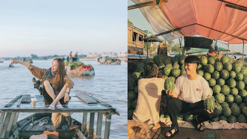 Chợ nổi Ngã Năm