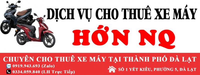 Cho thuê xe máy Đà Lạt fb Hớn NQ