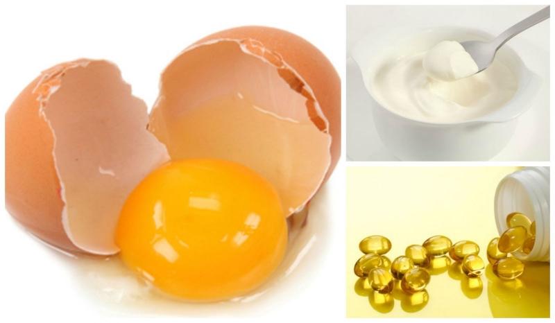Đắp mặt nạ trứng và sữa chua cho tóc