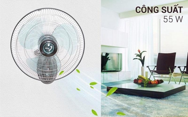 Chọn quạt có công suất phù hợp với diện tích lắp đặt
