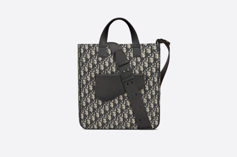 SADDLE TOTE BAG WITH SHOULDER STRAP