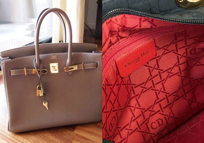 Một chiếc túi Prada xịn sẽ không bao giờ có màu sắc tương phản với lớp lót bên trong