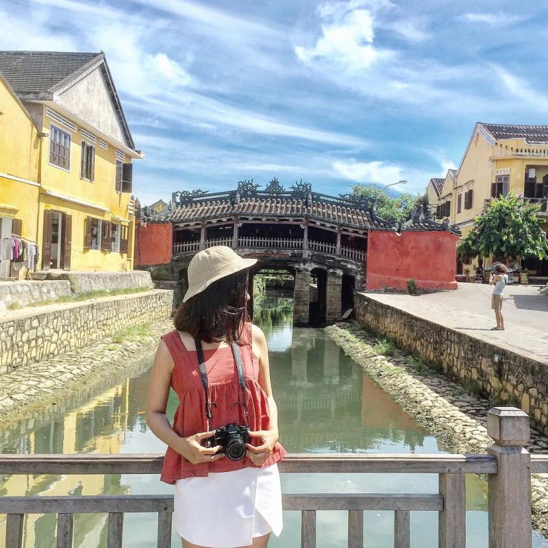 Góc check -in toàn cảnh của Chùa Cầu Hội An