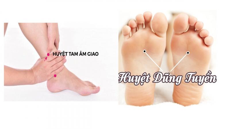 Chữa đau bụng kinh bằng bấm huyệt