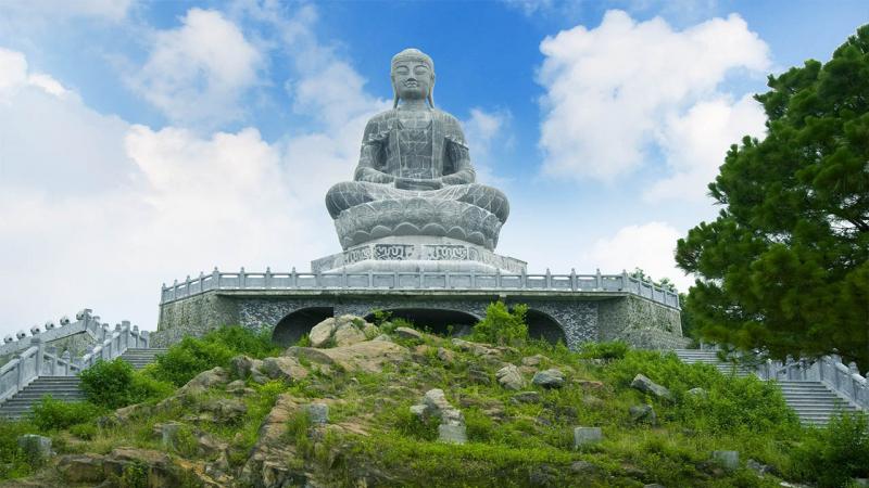 Tượng phật A di đà cao 1,87m