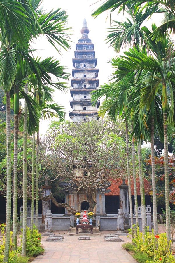 Lối đi vào Chùa Tháp