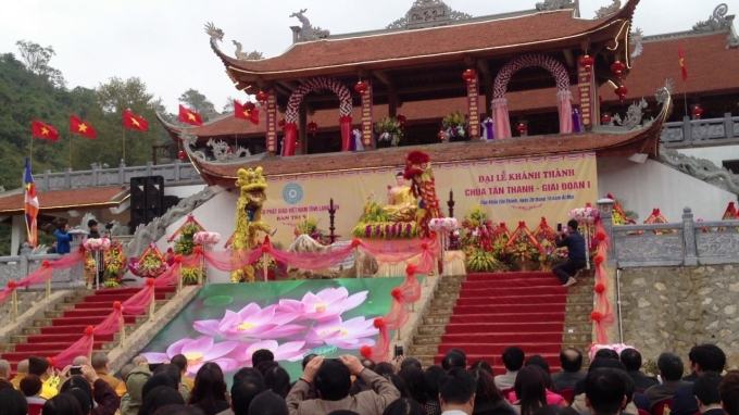 Lễ khánh thành chùa Tân Thanh