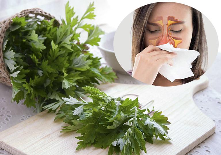 Chữa viêm xoang bằng ngải cứu