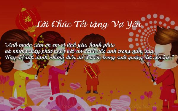 Chúc tết vợ