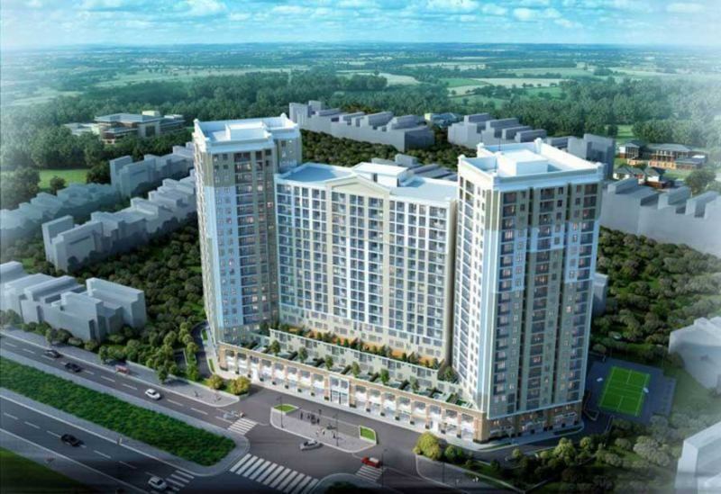 Cảnh quan chung cư Phúc Thịnh Đức