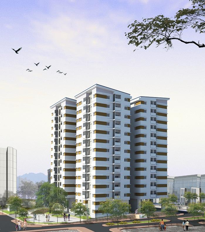 Cảnh quan chung cư Phước Long