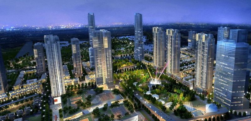 Toàn cảnh của chung cư Thanh Hà Cienco 5