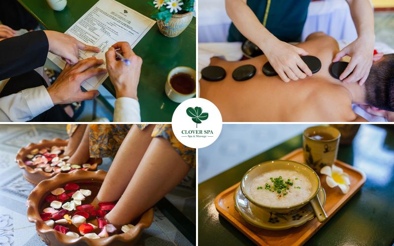 Clover Spa đem đến đa dạng các dịch vụ chỉ có tại spa