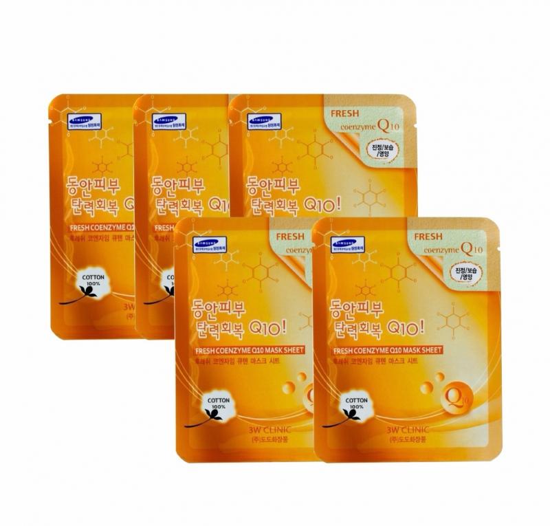 Collagen 3W Clinic Fresh Coenzyme Q10 Mask Sheet