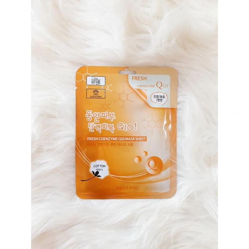 Collagen 3W Clinic Fresh Coenzyme Q10 Mask Sheet