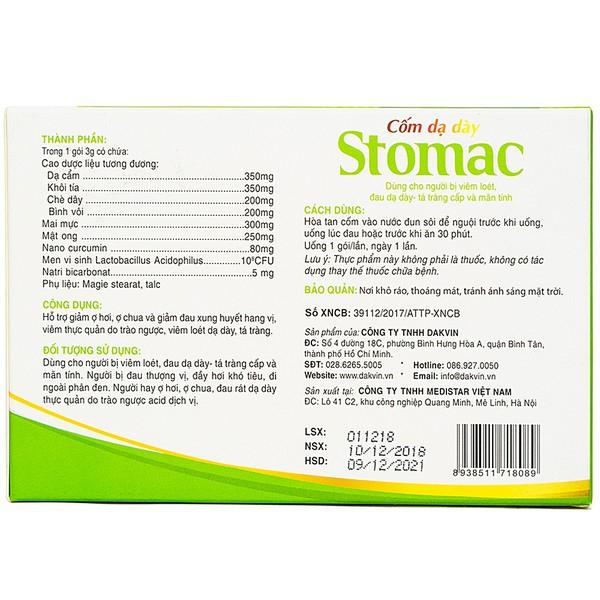 Cốm dạ dày Stomac Medistar