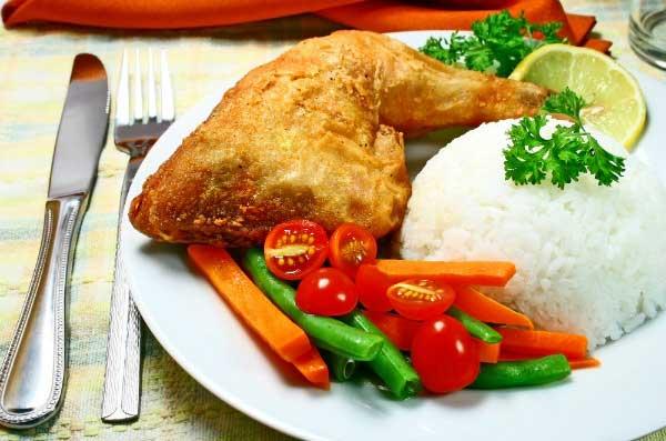 Cơm Gà Xối Mỡ A Dậu