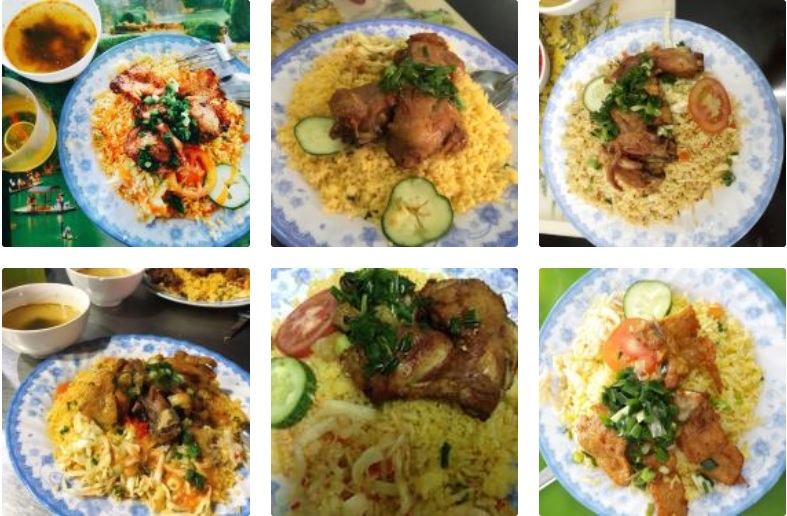 Cơm Gà Xối Mỡ - Nguyễn Huệ là quán cơm gà có tiếng của thành phố Huế﻿