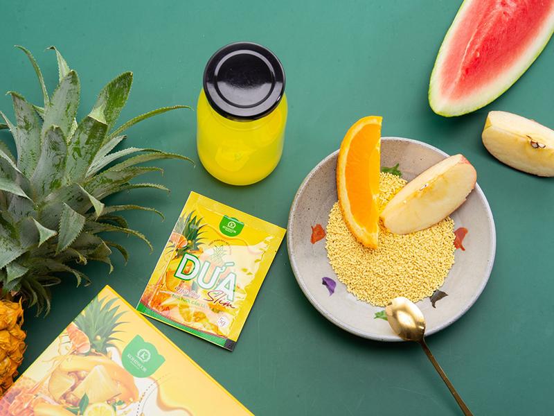 Cốm giảm cân, đẹp da dứa mật ong Slim Kohinoor