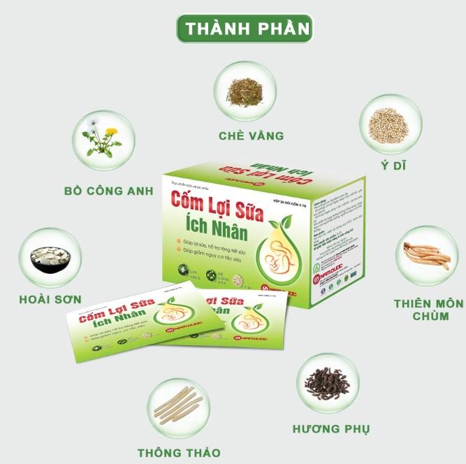 Cốm lợi sữa Ích Nhân