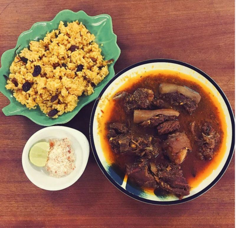 Cơm nị – cà púa