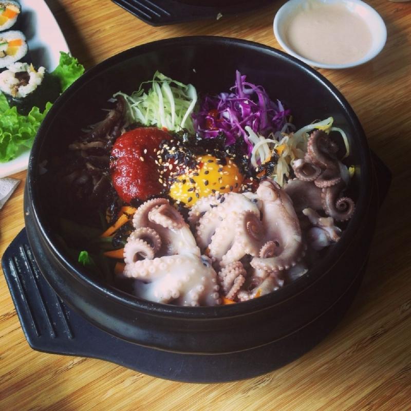 Cơm trộn bạch tuộc tại Han Cook