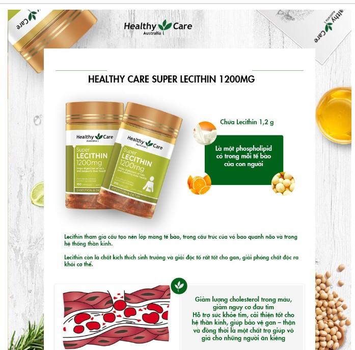 Combo cân bằng nội tiết, làm đẹp da viên uống sữa ong chúa Heathy Care Royal và mầm đậu nành Healthy Care