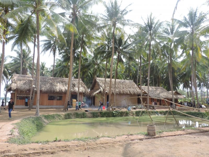 Tái hiện cảnh sắc miền Tây ở Cồn Quy
