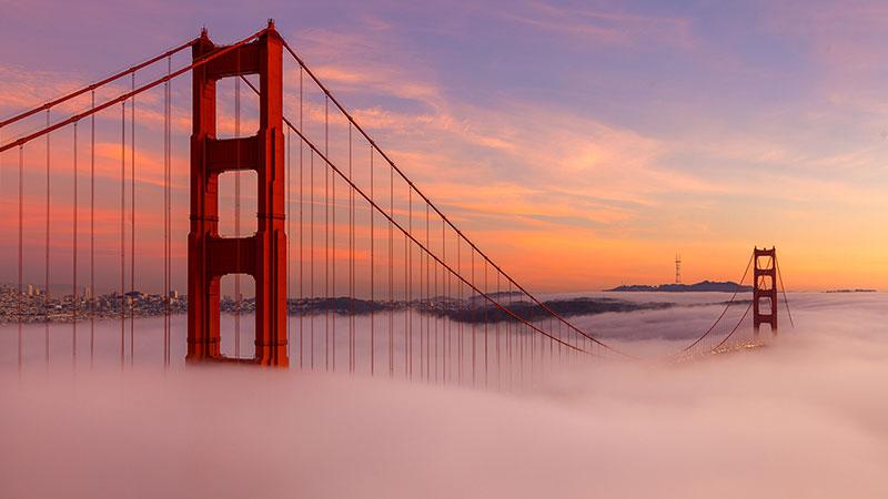 Cổng cầu vàng Golden Gate - Mỹ