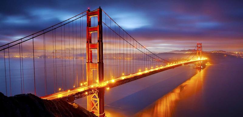 Cổng cầu vàng Golden Gate - Mỹ