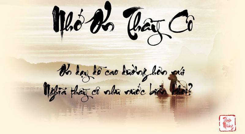 Nhớ ơn Thầy Cô