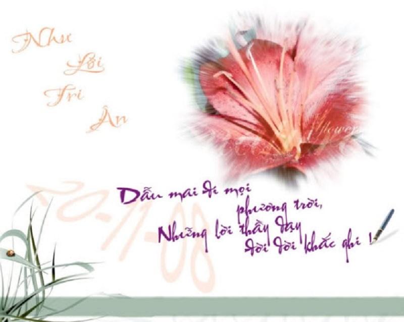 Mãi mãi khắc ghi những lời thầy cô dạy