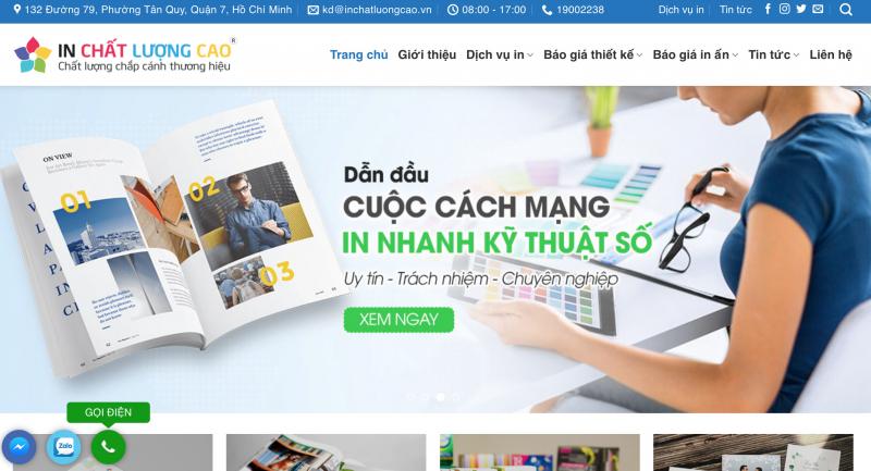 Website chính của công ty