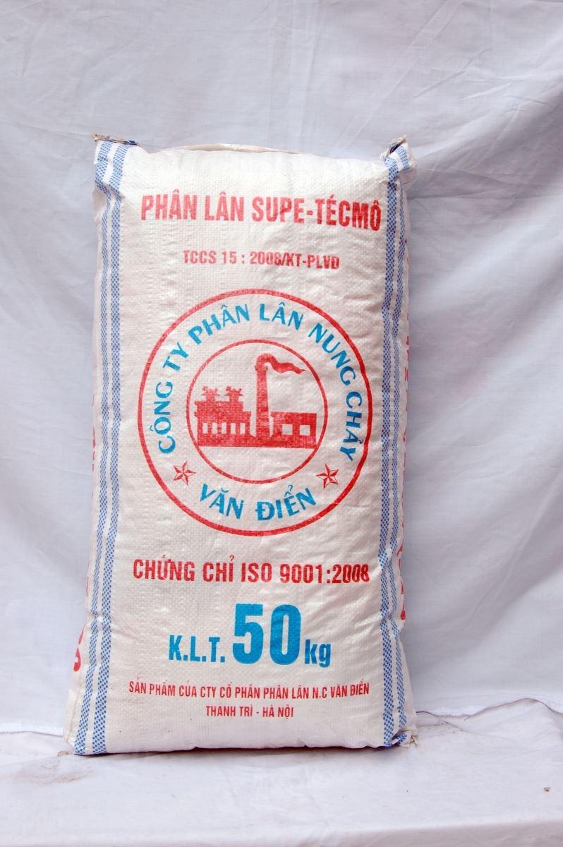 Sản phẩm phân bón của công ty cổ phần lân nung chảy Văn Điển