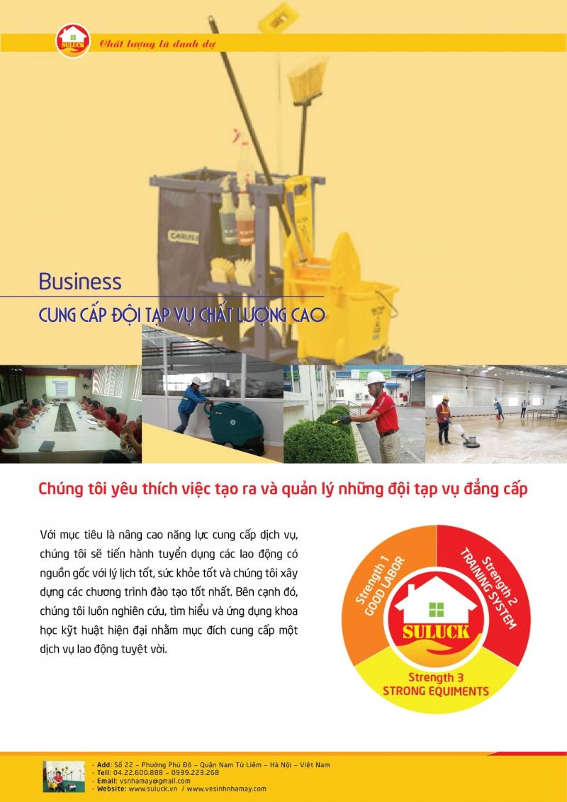 Vệ Sinh Công Nghiệp Suluck