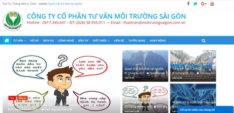 Công ty cổ phần tư vấn môi trường Sài Gòn