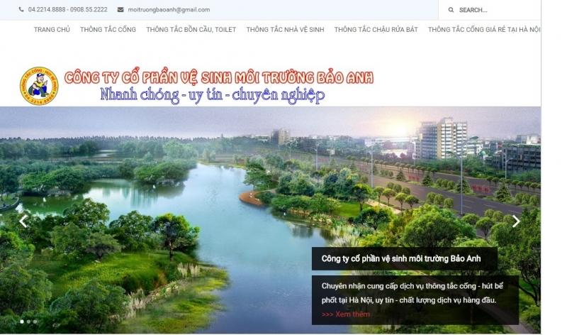 Công ty CP vệ sinh môi trường Bảo Anh