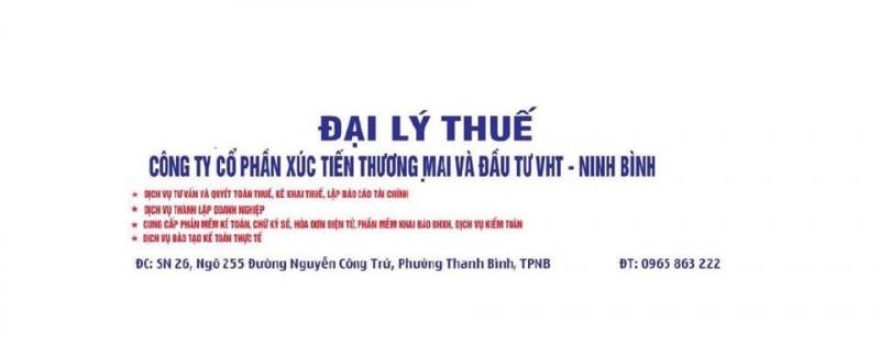 Công ty CP Xúc tiến Thương mại và Đầu tư VHT - Ninh Bình