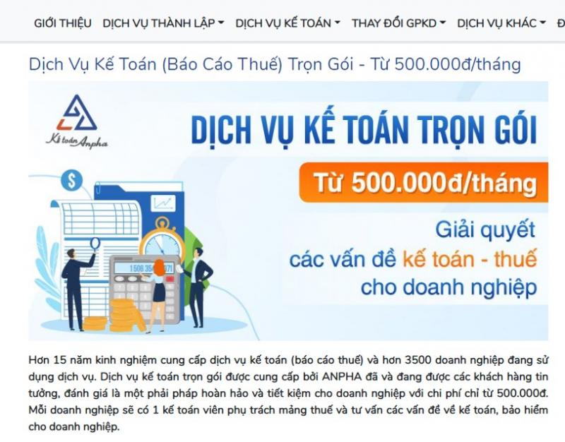 Công Ty Kế Toán Alpha
