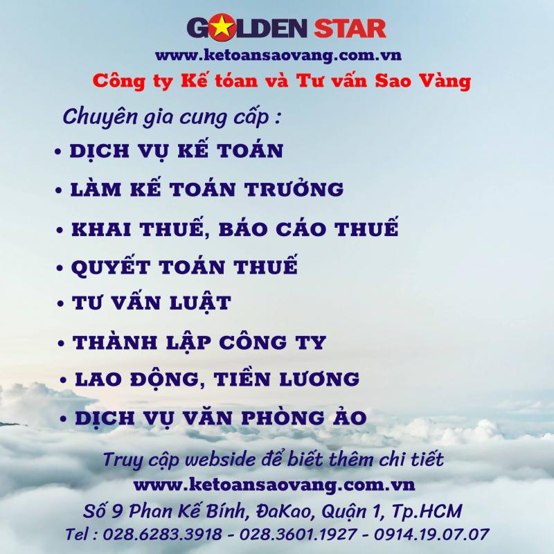 Công ty Kế toán và Tư vấn Sao Vàng