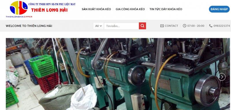 Công ty Khóa Kéo Thiên Long Hải﻿