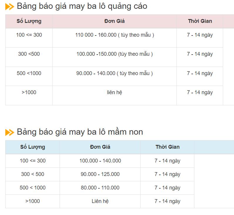 Công Ty May Ba Lo Hiếu Thảo Đà Nẵng