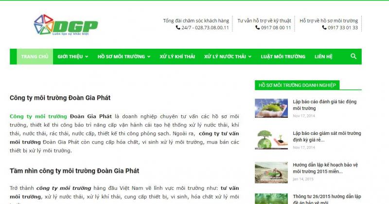 Công ty môi trường Đoàn Gia Phát