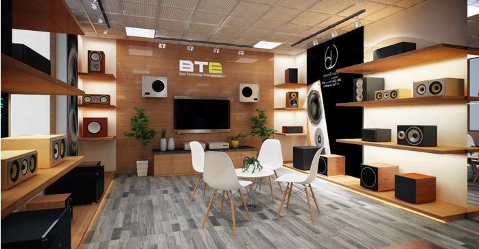 Thiết kế nội thất showroom âm thanh