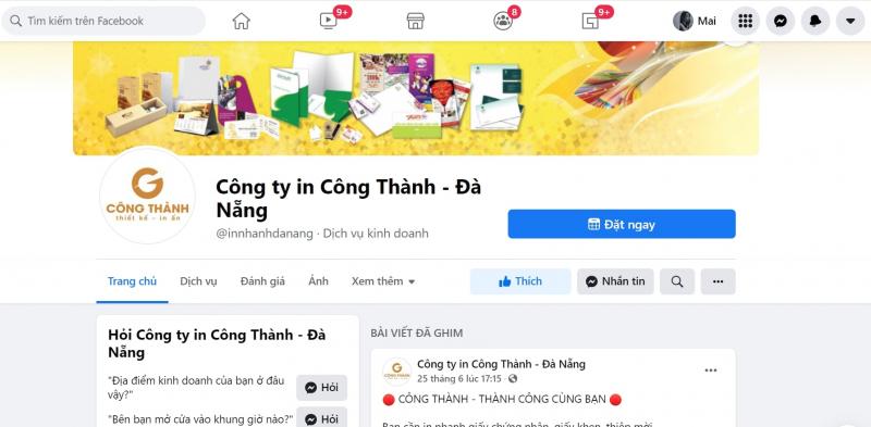 Trang chủ Facebook
